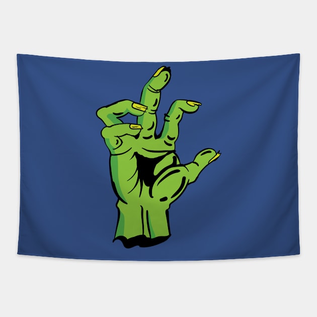 Halloween Zombie Hand Tapestry by holidaystore