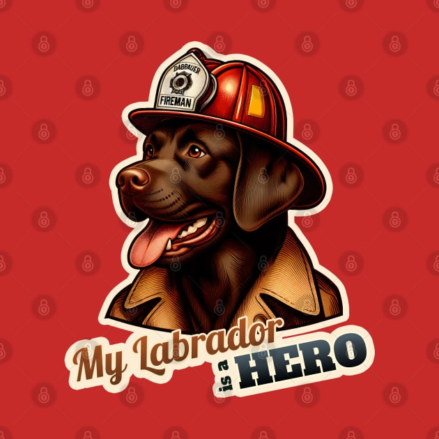 Fireman Labrador Retriever by k9-tee