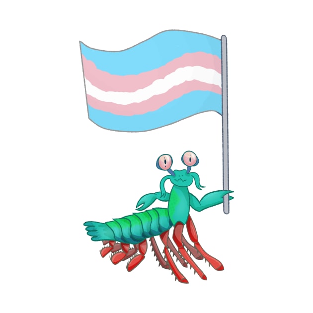 Mantis Shrimp Transgender Pride! by Quirkball