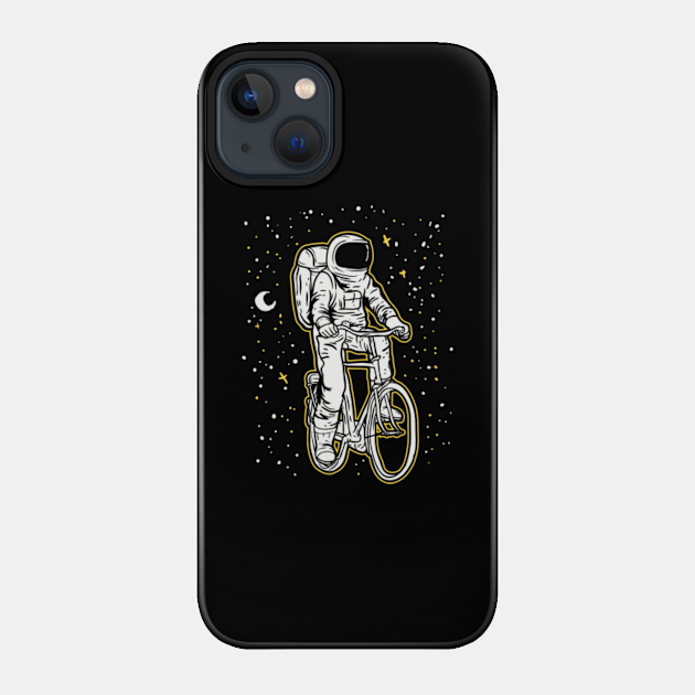 ASTRONAUT ON BIKE FOR CYCLING LOVERS - Astronaut - Phone Case