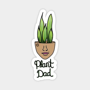 Snake Plant, Plant Dad Magnet