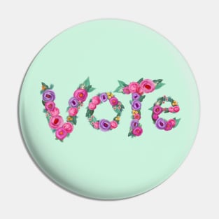 Vote (Music Festival Flower Crowns) Pin