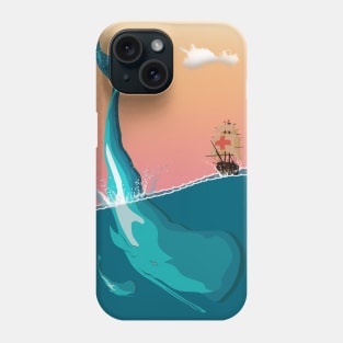 Blue Whale sea life Phone Case