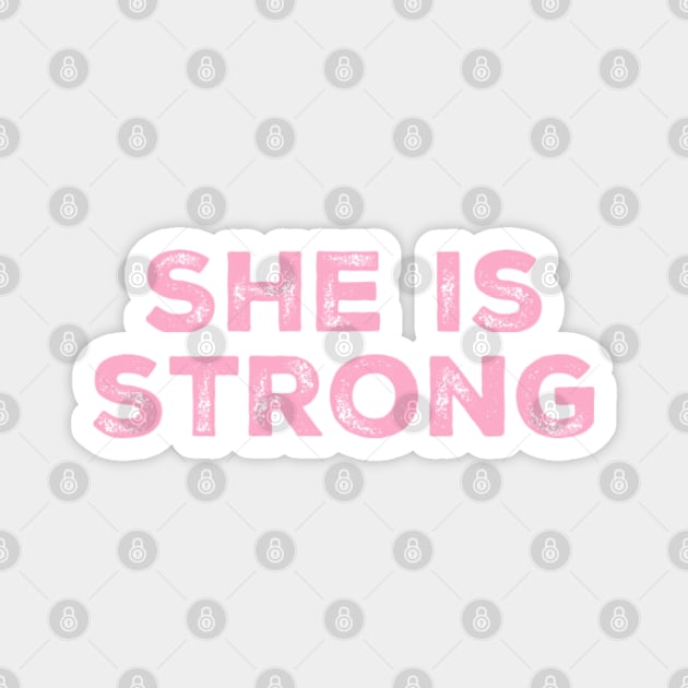 She is strong Magnet by BoogieCreates