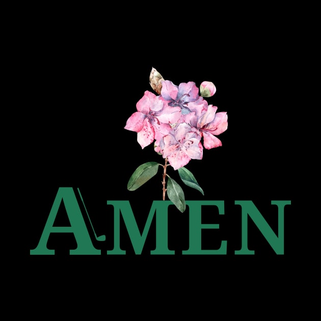 AMEN MASTERS GOLF (V7) by TreSiameseTee