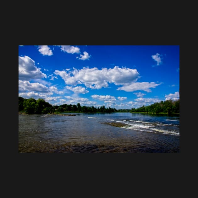 The Mississippi River on a sunny day by josefpittner