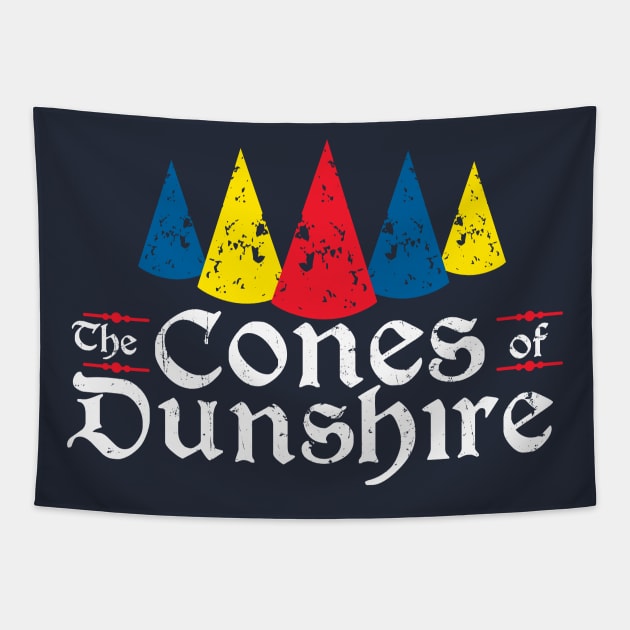 The Cones of Dunshire - Parks and Rec Tapestry by coolab