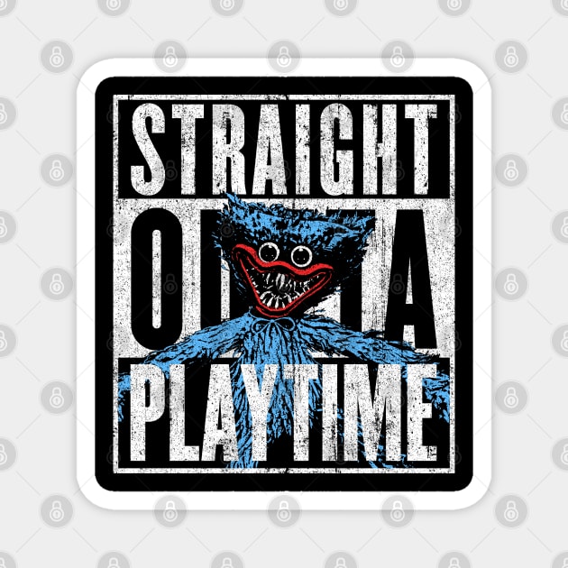 Straight Outta Playtime Magnet by huckblade