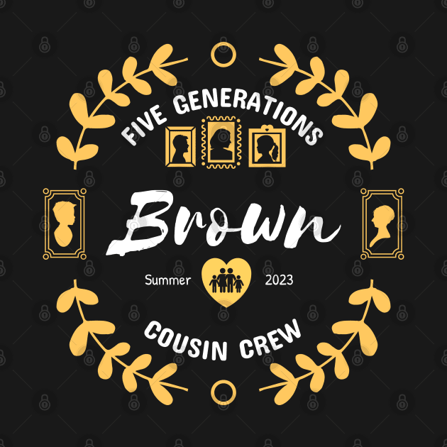 Brown Cousin Crew Family Reunion Summer Vacation by TayaDesign