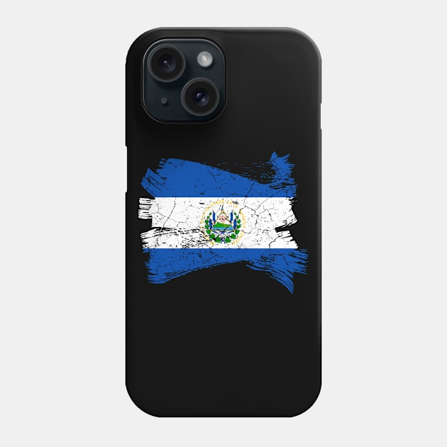 El Salvador Flag Phone Case by Mila46