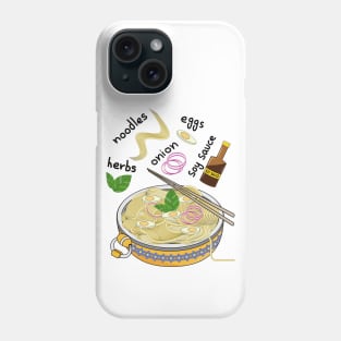 Noodles - Noodle Bowl Phone Case