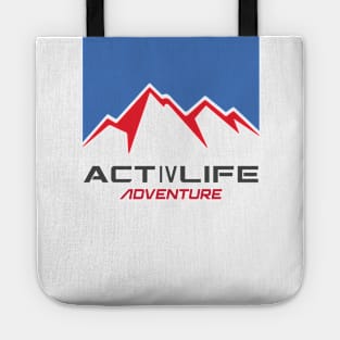 Activlife Adventure With Red Mountains and Blue Sky Tote