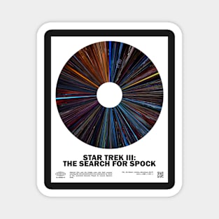 minimal_Star T.rek III - The Search for S.pock  Warp Barcode Movie Magnet