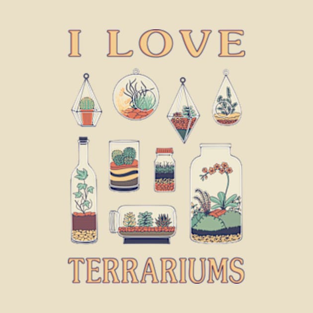 I Love Terrariums by MonoFishTank