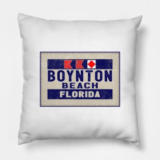 Copy of Boynton Beach Florida Tropical Beach Surfing Scuba Surf Vacation Pillow