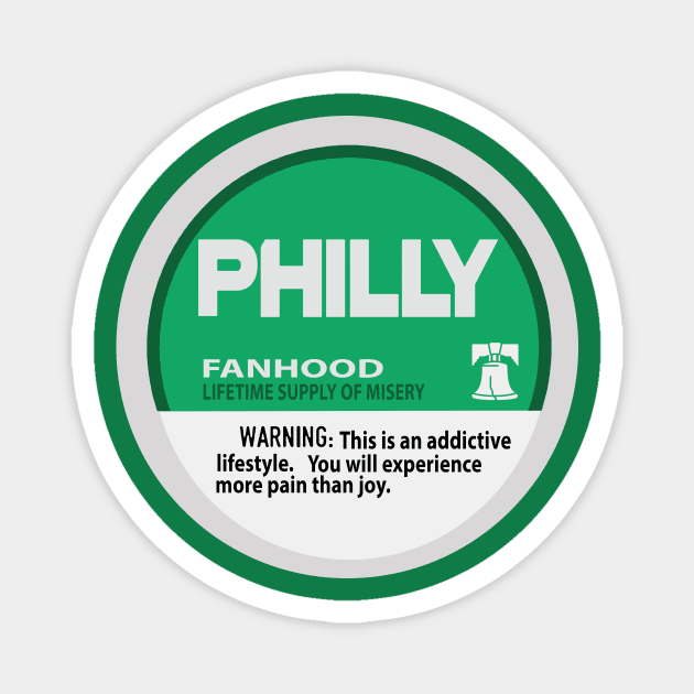Addicted to Philly Football Magnet by Philly Drinkers