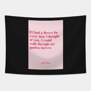 Best love quotes - Alfred Tennyson Tapestry