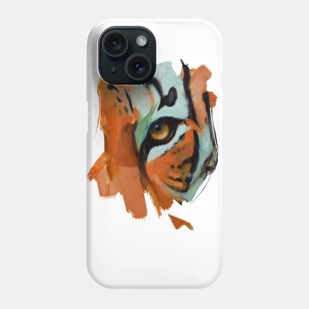 Eye of the Tiger Phone Case by morse_illustration