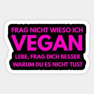 Veganer Stickers Teepublic