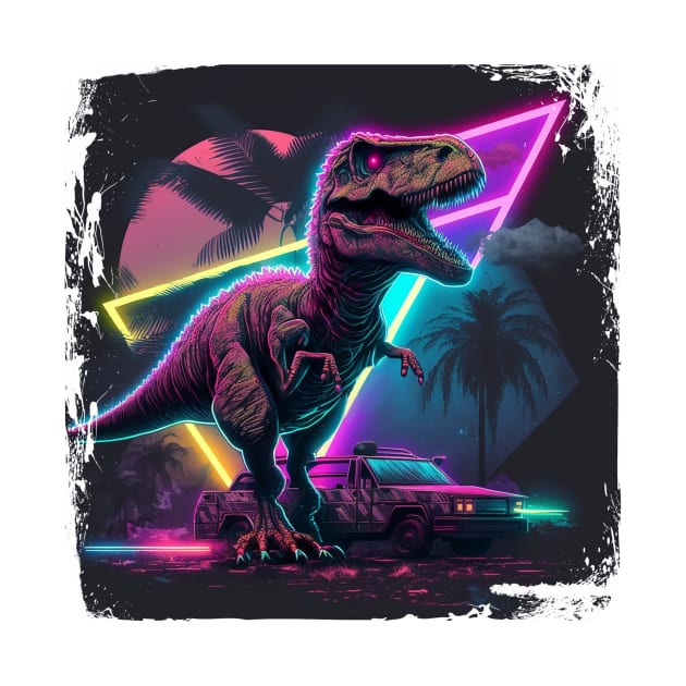 Dinosaur 80s Synthwave Retro Theme by Shaani