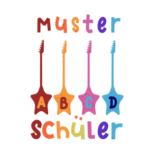 Musterschüler ABCD Rockstar T shirt T-Shirt