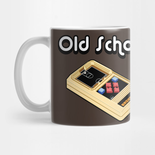 Old School Electronic Basketball Vintage Video Games Mug