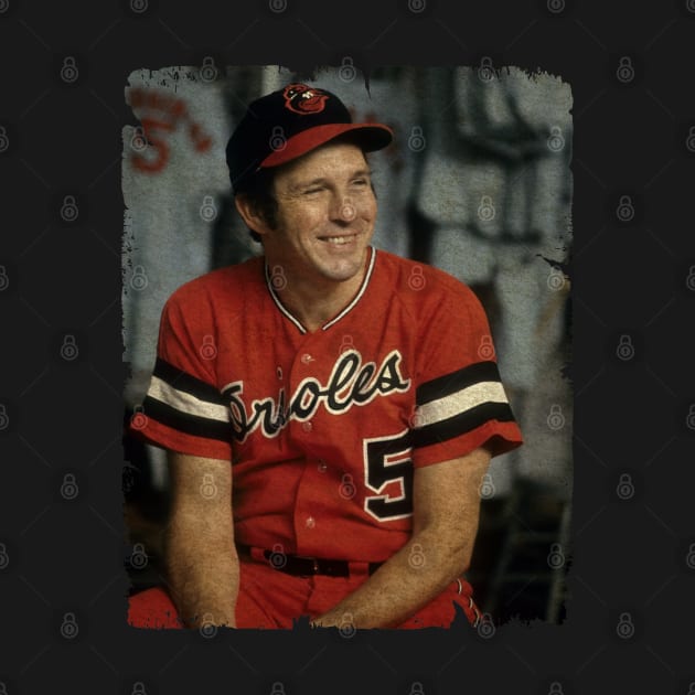 Brooks Robinson in Baltimore Orioles, 1972 by PESTA PORA