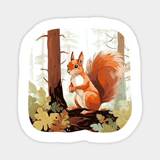 Squirrel Whisperer Magnet by zooleisurelife