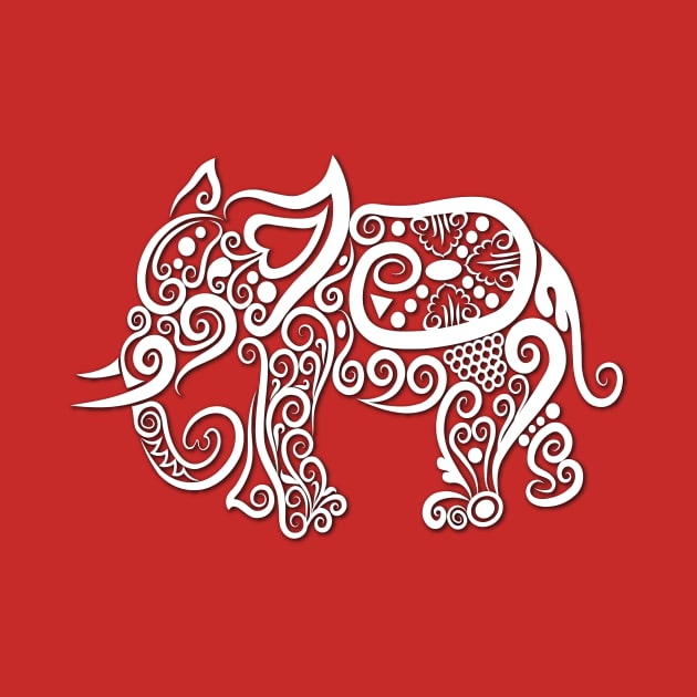 Elephant ornate by tsign703