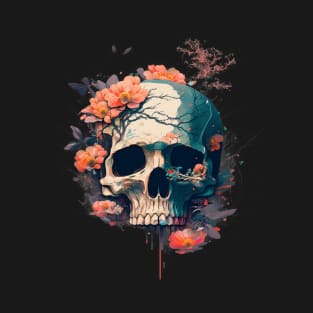 skull illustration T-Shirt