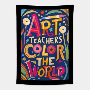 Art Teachers Color The World Tapestry