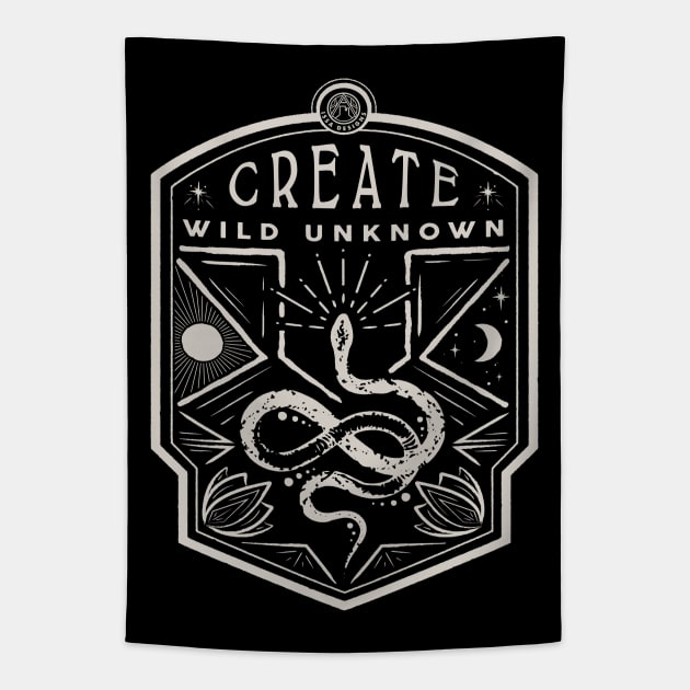 Create your Wild Unknown Tapestry by Issa Designs