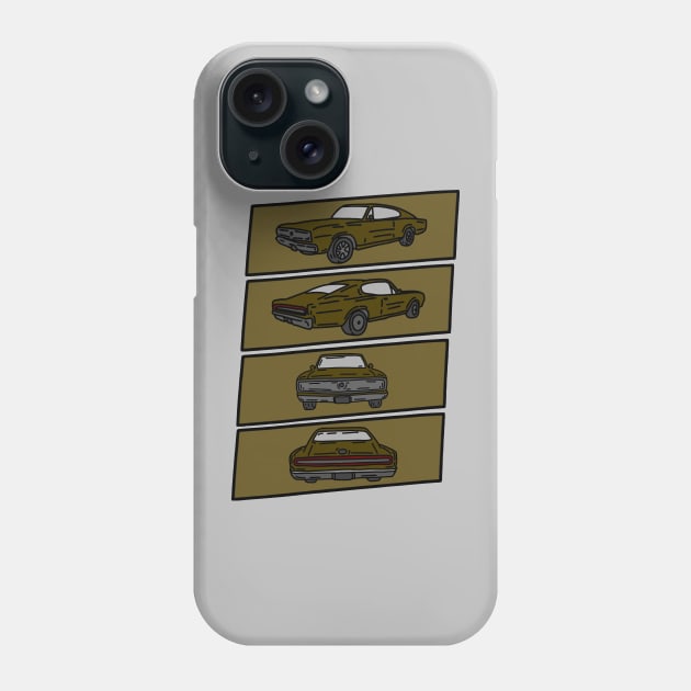 collection classic muscle car Phone Case by fokaction