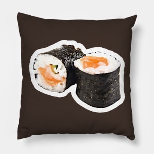 Rolls of Delight: Sushi Art Pillow