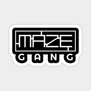 Maze Gang Typography Magnet