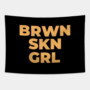 Brown Skin Girl Tapestry