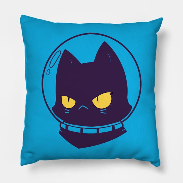 Space Cat Pillow by Susto