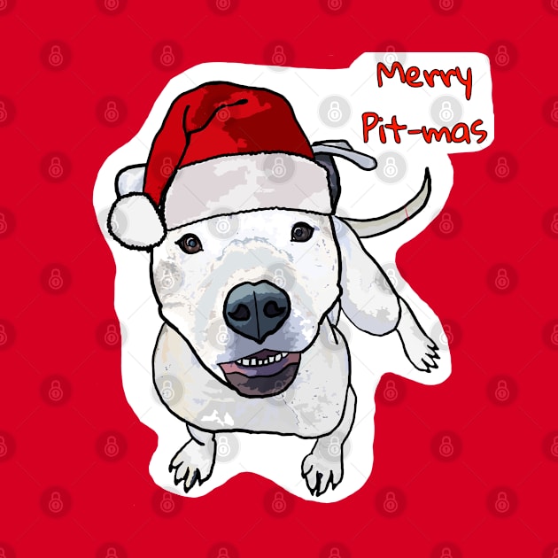 Merry Pitmas (white) by Underbite Boutique