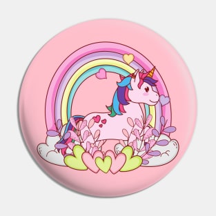 UNICORN RAINBOW Pin