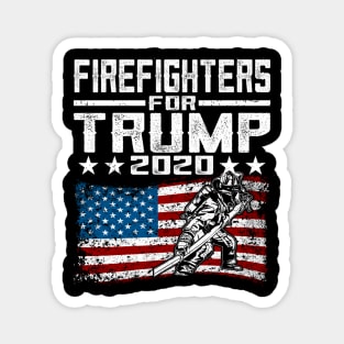 Firefighters For Trump 2020 Magnet