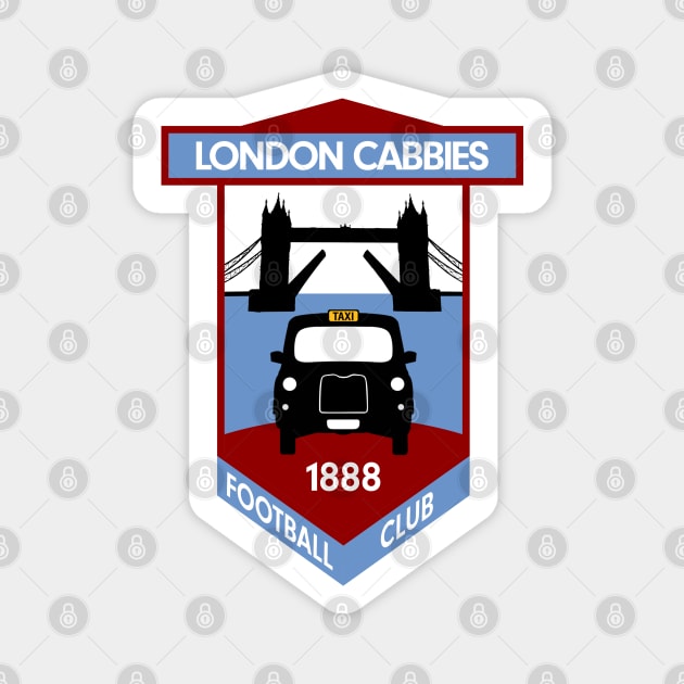 London Cabbies Football Club Magnet by Kev Brett Designs