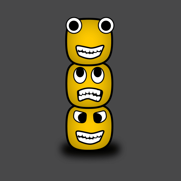 Emoji Totem Pole by emojiawesome