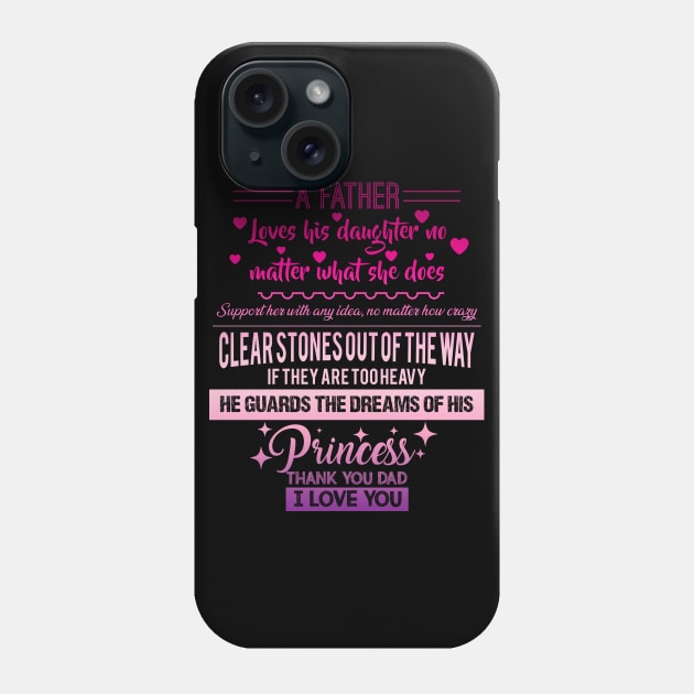 Loving Christmas Gift For Man from Daughter Phone Case by shirtontour