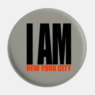 I am New york City Pin