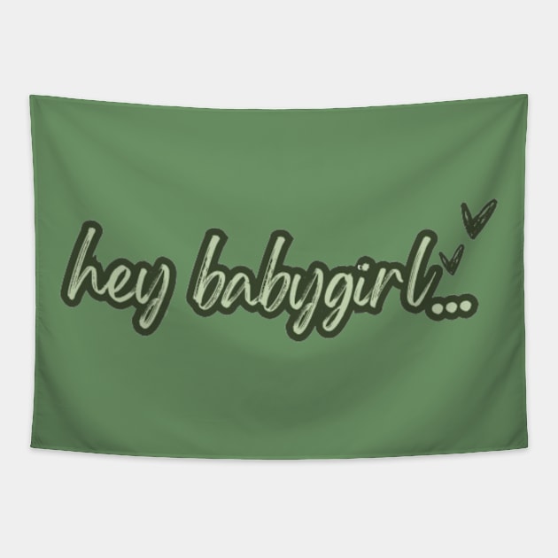 Hey babygirl Criminal Minds Tapestry by Alexander S.