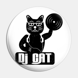 DJ cat Pin