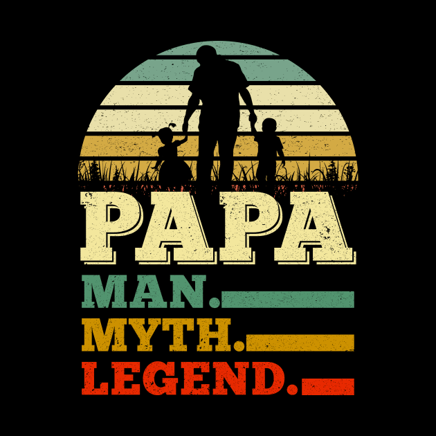 Papa Man Myth Legend Father's Day Gifts by nicolinaberenice16954