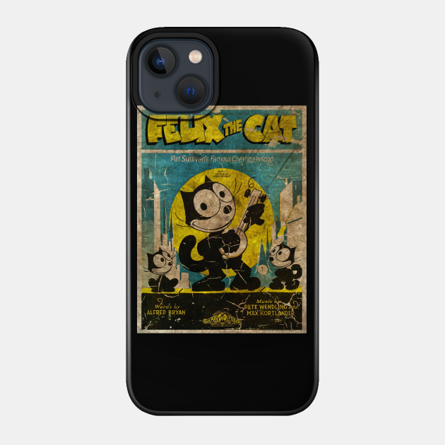 Felix The Cat - Poster Retro - Felix The Cat - Phone Case