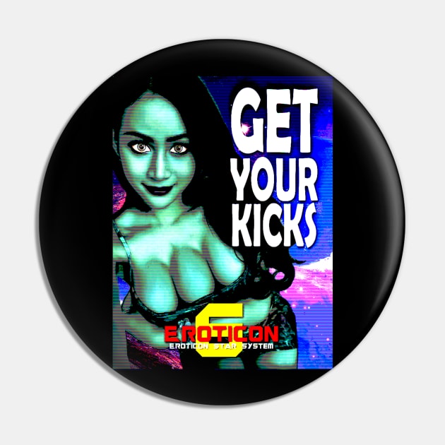 Get your kicks Pin by Galactic Hitchhikers