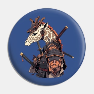 samurai giraffe Pin